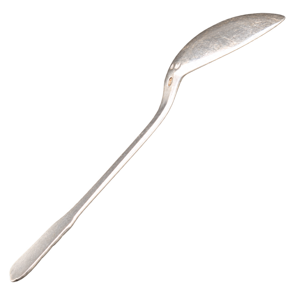 Georg Jensen Perle ske i 830 sølv, 18 cm — fritlagt
