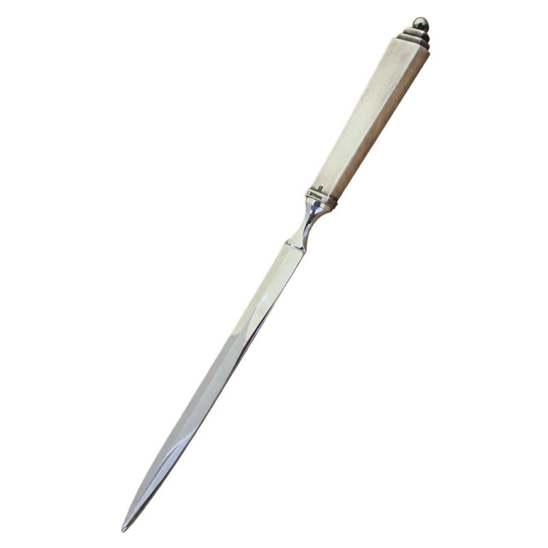 Georg Jensen Pyramide brevkniv i sterling sølv, 20 cm — fritlagt