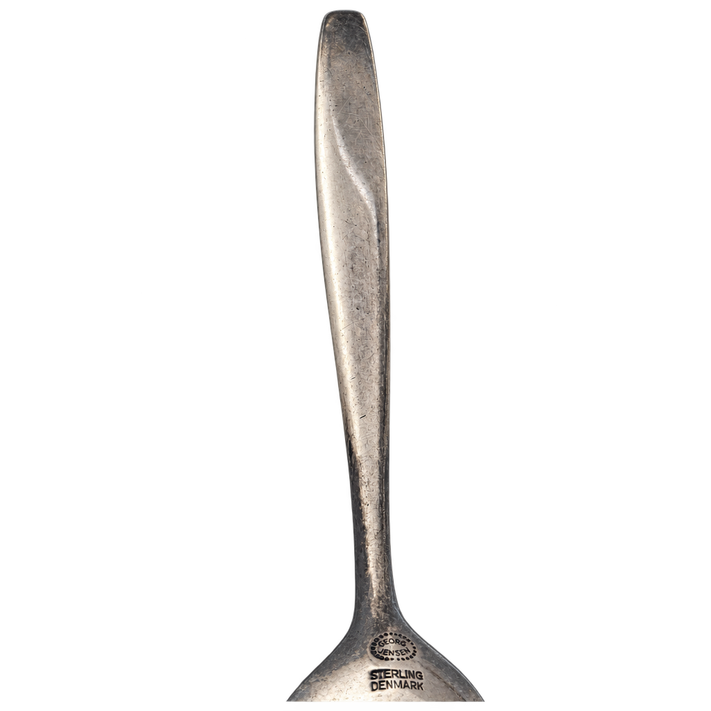 Sterling sølv 925 saltske fra Georg Jensen, Cypress — fritlagt