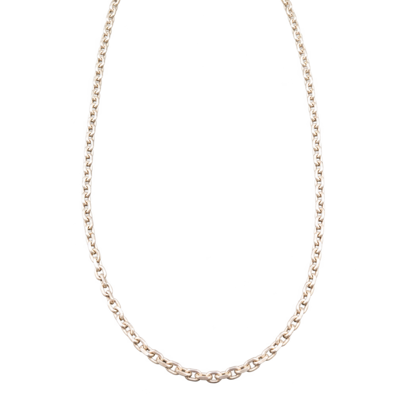 Sterling sølv ankerhalskæde, 51 cm — fritlagt
