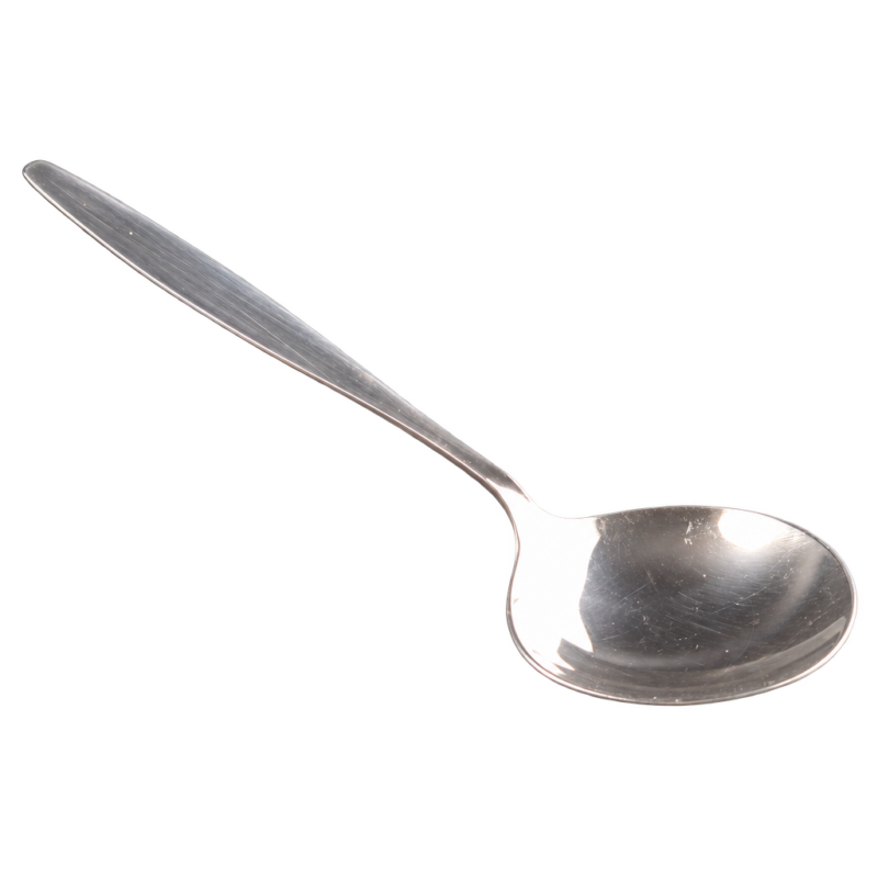 Sterling sølv marmeladeske Georg Jensen Cypress 14,5 cm — fritlagt