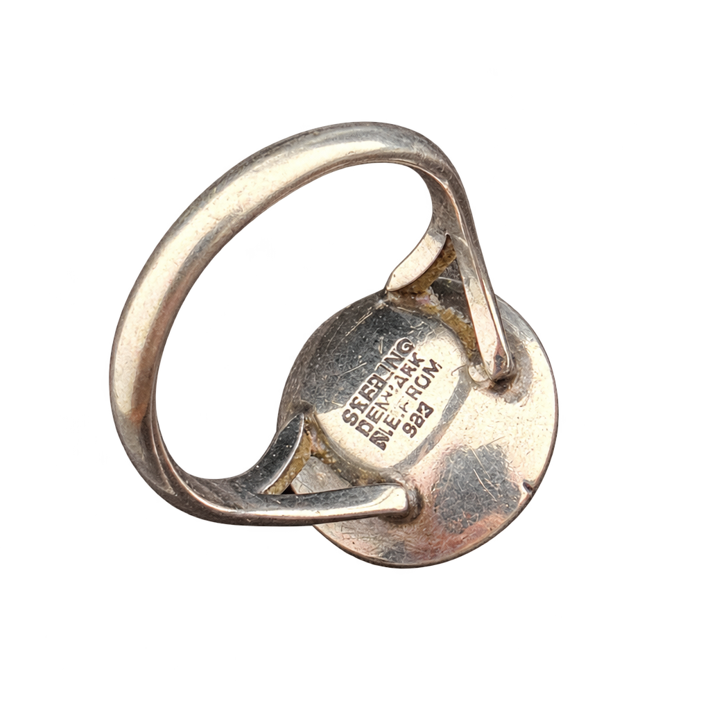 Sterling sølv 925 ring med ametyst fra N.E. From — fritlagt